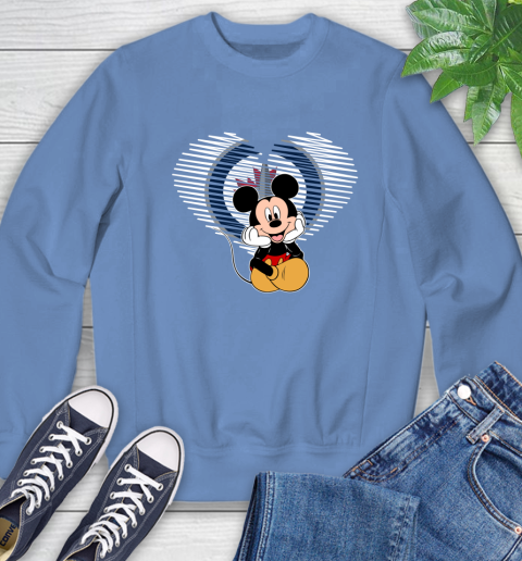 NHL Winnipeg Jets The Heart Mickey Mouse Disney Hockey Sweatshirt 11