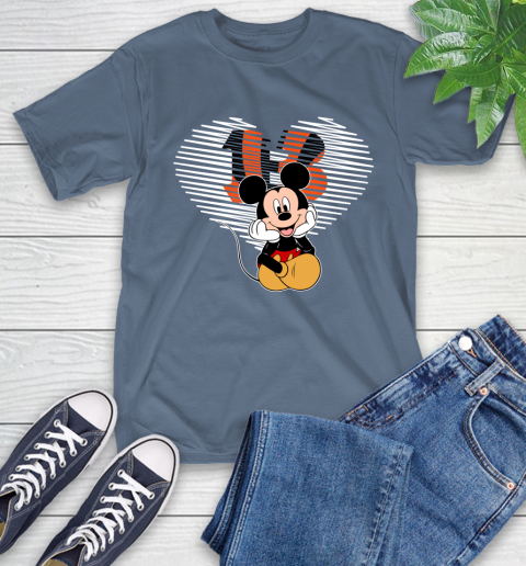 NFL Cincinnati Bengals The Heart Mickey Mouse Disney Football T Shirt_000 T-Shirt 8