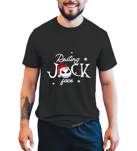 Nightmare Before Christmas T Shirt, Resting Jack Face Tshirt, Jack Skellington T Shirt, Christmas Gifts