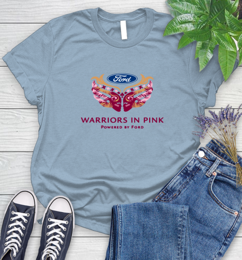 Ford cares warriors in pink Women's T-Shirt 6