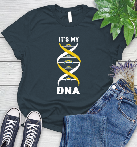 Los Angeles Chargers NFL Football It's My DNA Sports Women's T-Shirt 11