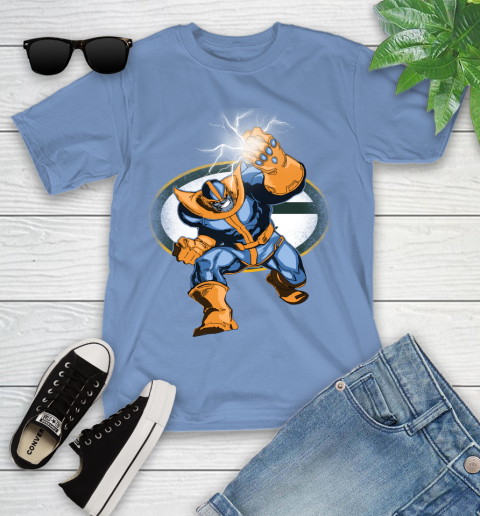 Green Bay Packers NFL Football Thanos Avengers Infinity War Marvel Youth T-Shirt 15