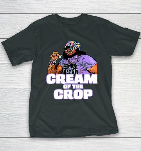Macho Man Cream Of The Crop Funny Meme WWE Youth T-Shirt 4