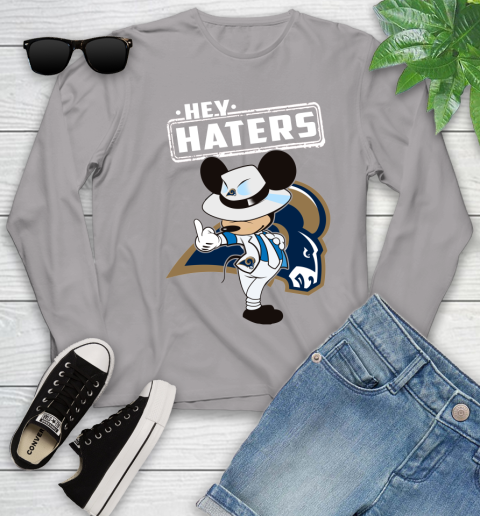 NFL Hey Haters Mickey Football Sports Los Angeles Rams Youth Long Sleeve 5