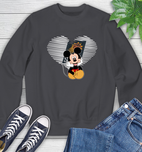 NBA Phoenix Suns The Heart Mickey Mouse Disney Basketball Sweatshirt 6