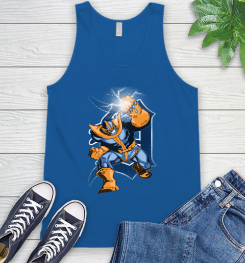 Detroit Tigers MLB Baseball Thanos Avengers Infinity War Marvel Tank Top 4
