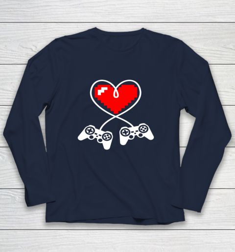 This Is My Valentine Pajama Shirt Gamer Controller Long Sleeve T-Shirt 9