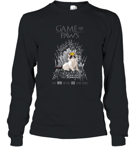 Game Of Paws Shirt Grumpy The Cat T Shirt Long Sleeve