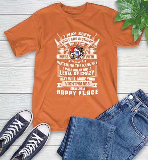 New York Rangers NHL Hockey Don't Mess With Me While I'm Watching My Team Sports T-Shirt 4
