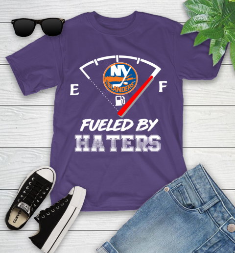 New York Islanders NHL Hockey Fueled By Haters Sports Youth T-Shirt 3
