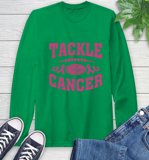 San Francisco 49ers Tackle Breast Cancer Long Sleeve T-Shirt 7
