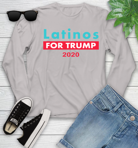 Latinos Trump 2020 Youth Long Sleeve 12