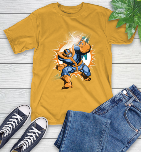 Miami Dolphins NFL Football Thanos Avengers Infinity War Marvel T-Shirt 2