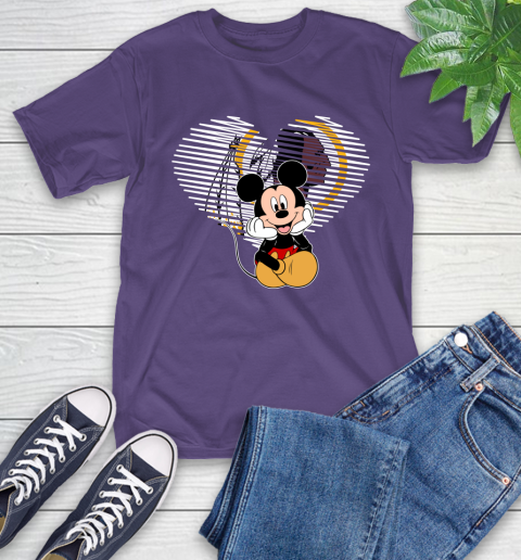 NFL Washington Redskins The Heart Mickey Mouse Disney Football T Shirt_000 T-Shirt 5