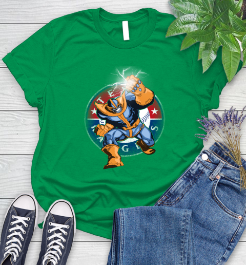 Texas Rangers MLB Baseball Thanos Avengers Infinity War Marvel Women's T-Shirt 9