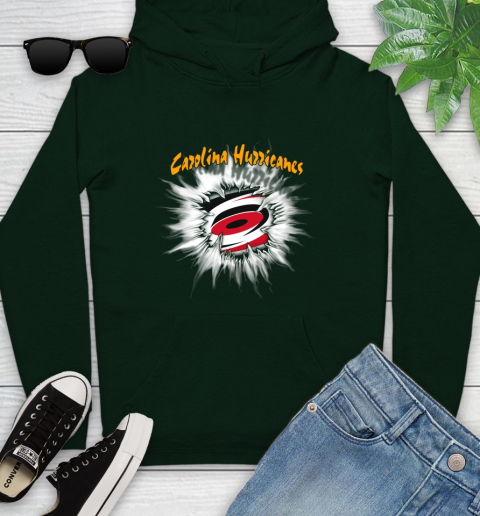 Carolina Hurricanes NHL Hockey Adoring Fan Rip Sports Youth Hoodie 14