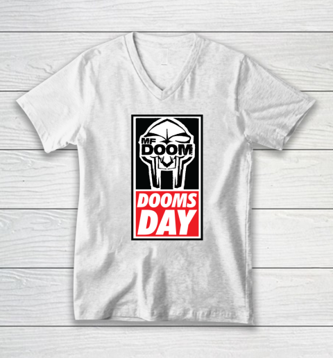MF Doom Shirt  Doomsday V-Neck T-Shirt