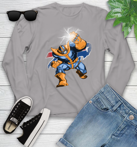 Buffalo Bills NFL Football Thanos Avengers Infinity War Marvel Youth Long Sleeve 5