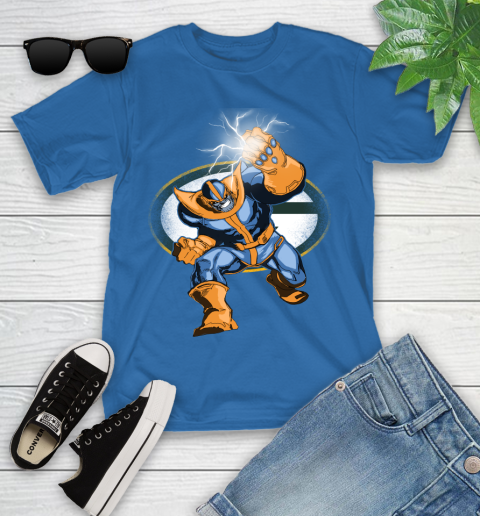 Green Bay Packers NFL Football Thanos Avengers Infinity War Marvel Youth T-Shirt 12