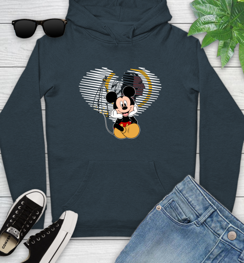 NFL Washington Redskins The Heart Mickey Mouse Disney Football T Shirt_000 Youth Hoodie 10