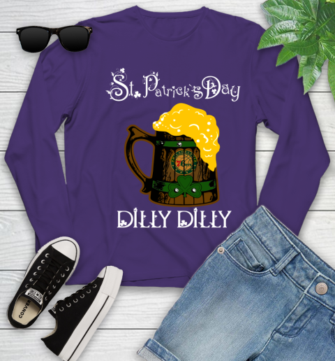 NBA Philadelphia 76ers St Patrick's Day Dilly Dilly Beer Basketball Sports Youth Long Sleeve 4