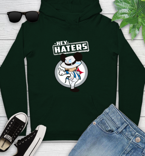 NFL Hey Haters Mickey Football Sports Pittsburgh Steelers Youth Hoodie 14