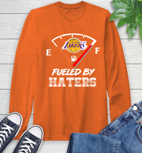 Los Angeles Lakers NBA Basketball Fueled By Haters Sports Long Sleeve T-Shirt 4