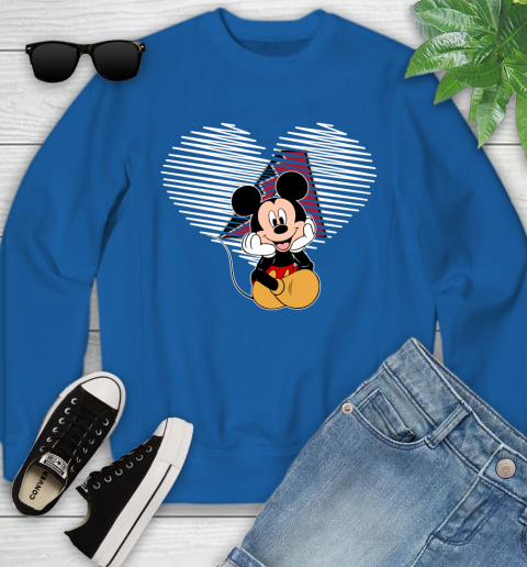 MLB Arizona Diamondbacks The Heart Mickey Mouse Disney Baseball T Shirt_000 Youth Sweatshirt 7