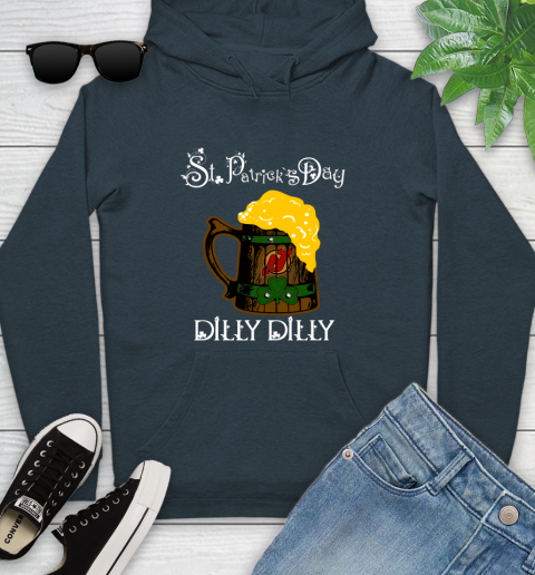 NHL New Jersey Devils St Patrick's Day Dilly Dilly Beer Hockey Sports Youth Hoodie 10
