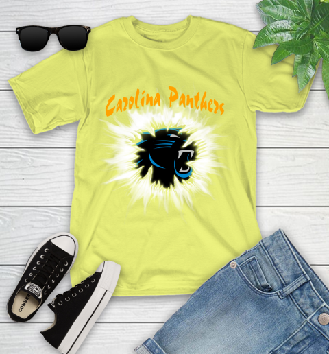 Carolina Panthers NFL Football Adoring Fan Rip Sports Youth T-Shirt 10