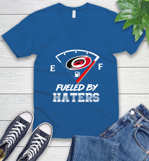 Carolina Hurricanes NHL Hockey Fueled By Haters Sports V-Neck T-Shirt 5