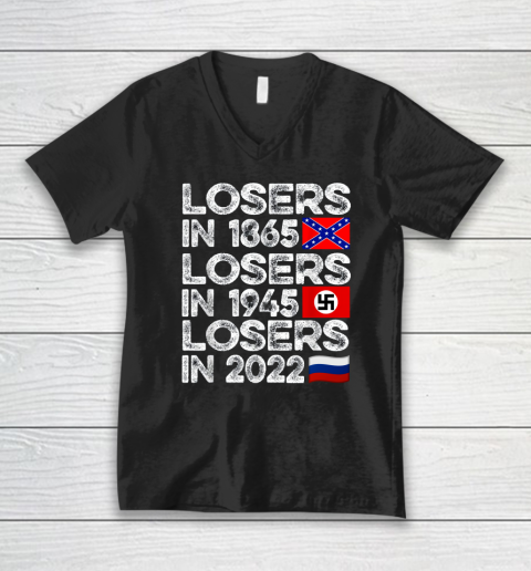 Russia Losers In 2022 V-Neck T-Shirt