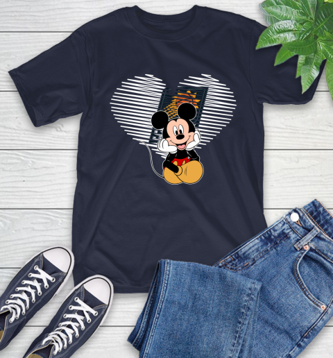 NBA Phoenix Suns The Heart Mickey Mouse Disney Basketball T-Shirt 3