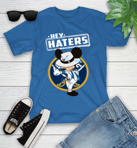 NHL Hey Haters Mickey Hockey Sports Buffalo Sabres Youth T-Shirt 12