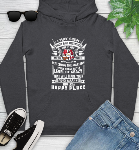 Miami Marlins MLB Baseball Don't Mess With Me While I'm Watching My Team Sports Youth Hoodie 9 Miami Marlins MLB Baseball Don't Mess With Me While I'm Watching My Team Sports Youth Hoodie - Image 9