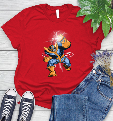 Houston Rockets NBA Basketball Thanos Avengers Infinity War Marvel Women's T-Shirt 13