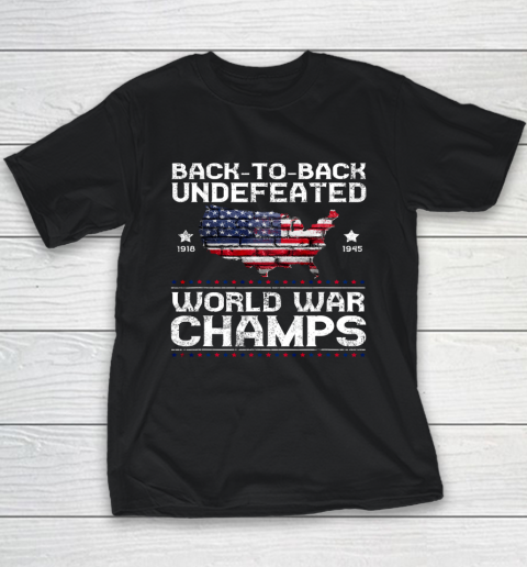 Back To Back Undefeated World War Champs Youth T-Shirt