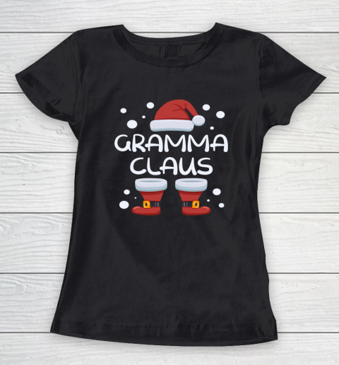 Gramma Claus Happy Christmas Pajama Family Matching Xmas Women's T-Shirt