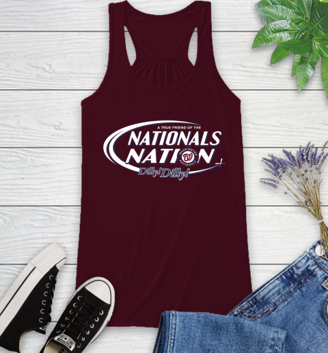 MLB A True Friend Of The Washington Nationals Dilly Dilly Baseball Sports Racerback Tank 2