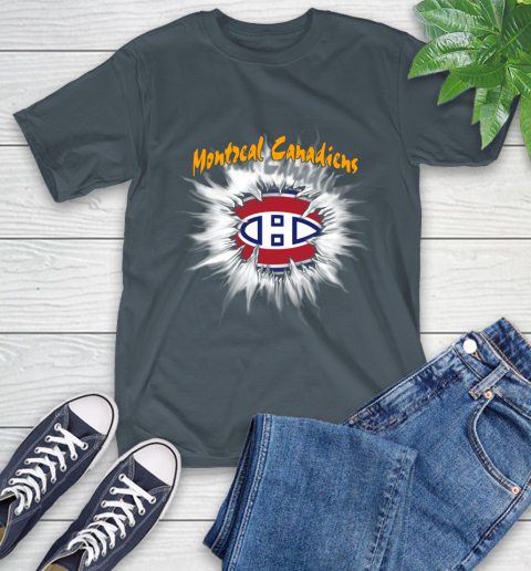 Montreal Canadiens NHL Hockey Adoring Fan Rip Sports T-Shirt 10