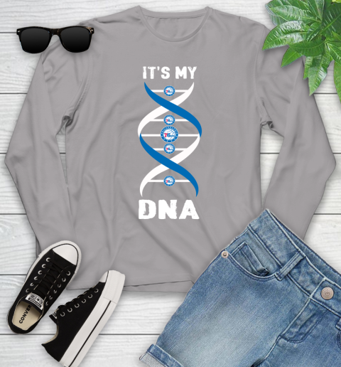 Philadelphia 76ers NBA Basketball It's My DNA Sports Youth Long Sleeve 5