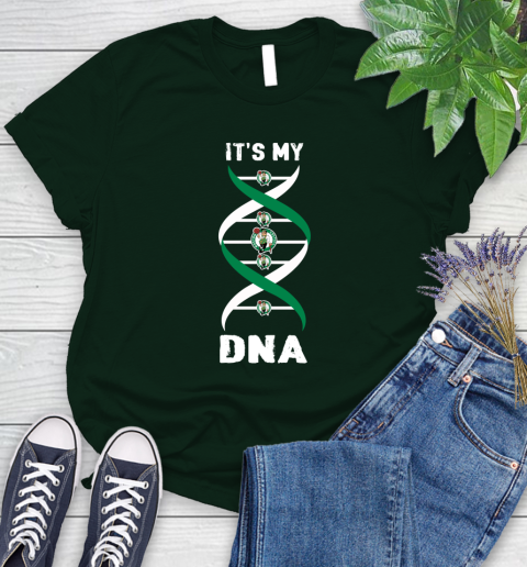 Boston Celtics NBA Basketball It's My DNA Sports Women's T-Shirt 6
