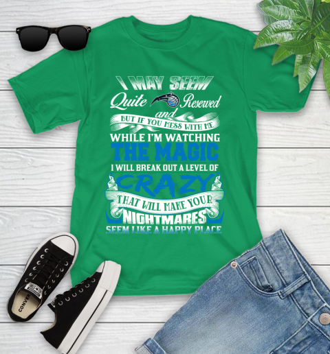 Orlando Magic NBA Basketball Don't Mess With Me While I'm Watching My Team Youth T-Shirt 8