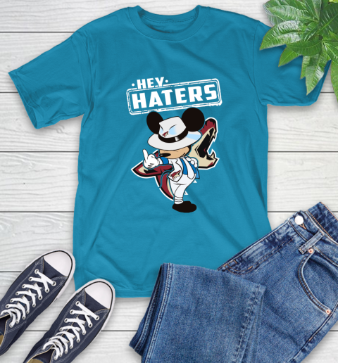 NHL Hey Haters Mickey Hockey Sports Arizona Coyotes T-Shirt 9