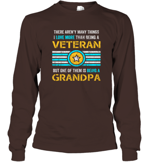 Veteran Grandpa Gift Combat Veteran I Love Being Navy Grandpa Long Sleeve