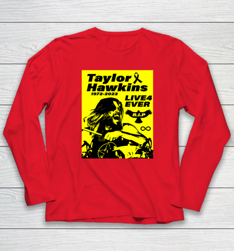 Taylor Hawkins Shirt RIP Foo Fighters Drummer 1972  2022 Long Sleeve T-Shirt 6