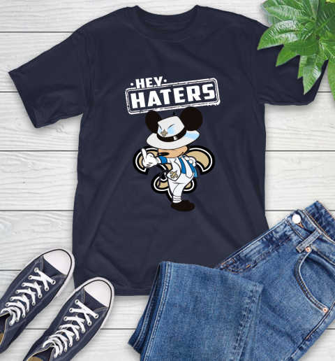 NFL Hey Haters Mickey Football Sports New Orleans Saints T-Shirt 3
