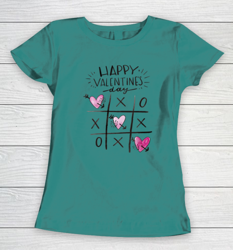 Love Happy Valentine Day Heart Lovers Couples Gifts Pajamas Women's T-Shirt 8