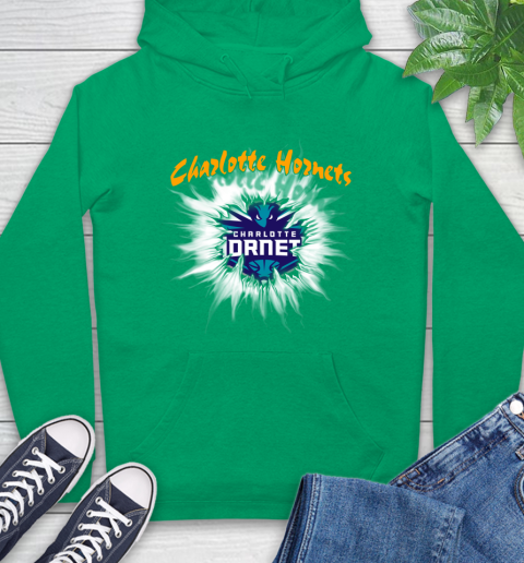 Charlotte Hornets NBA Basketball Rip Sports Hoodie - Image 9