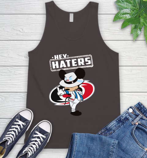 NHL Hey Haters Mickey Hockey Sports Carolina Hurricanes Tank Top 6